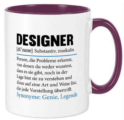 Designer Beruf | Gestalter Medien Schmuck Mode Geschenk Arbeit Kollegen Büro