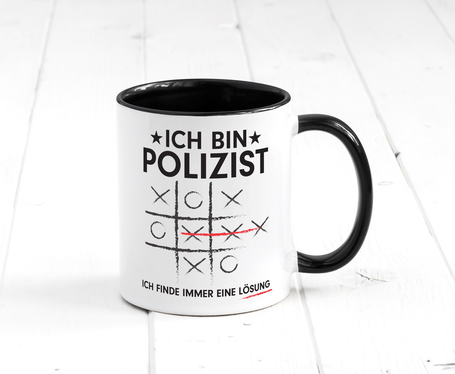 Löse Probleme: Polizist | Polizei Geschenk Humor Geschenkidee lustiger Spruch