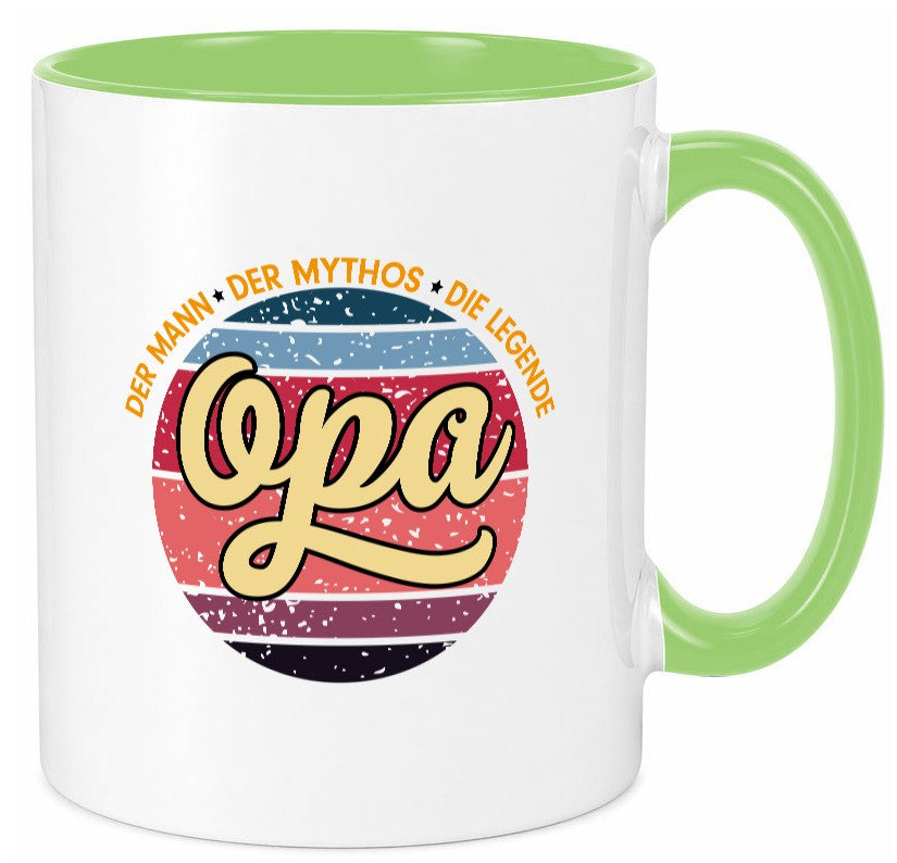 Die Legende Opa | Großvater Spruch Enkelkinder Geschenk Familie Geschenkidee Tasse