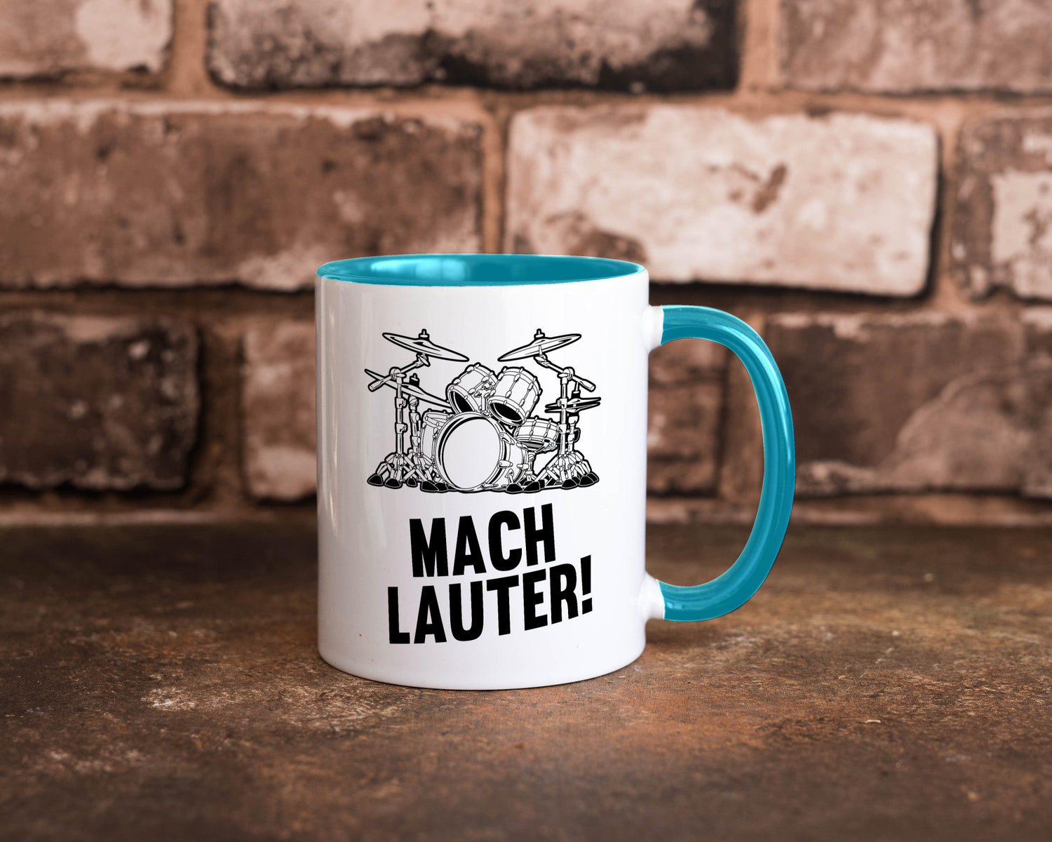 Mach lauter | Schlagzeug Band Musiker Geschenkidee Humor Tasse