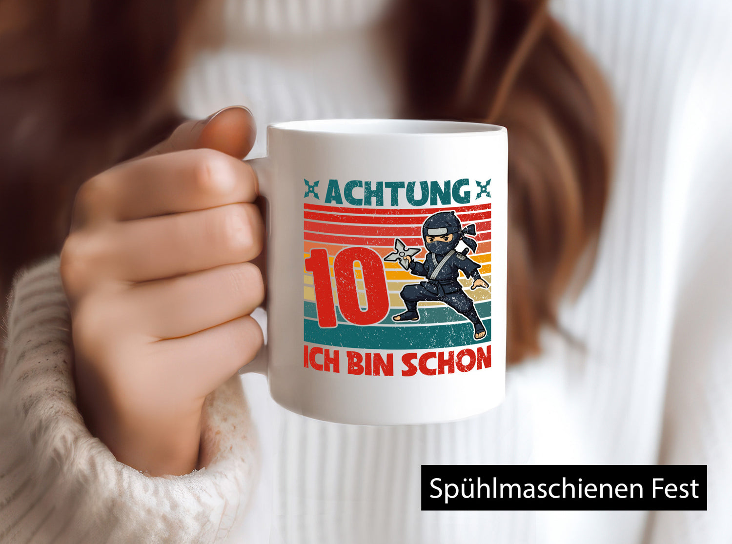10. Geburtstag | 10 Jahre Ninja Kindergeburtstag lustig Geschenkidee Geschenk