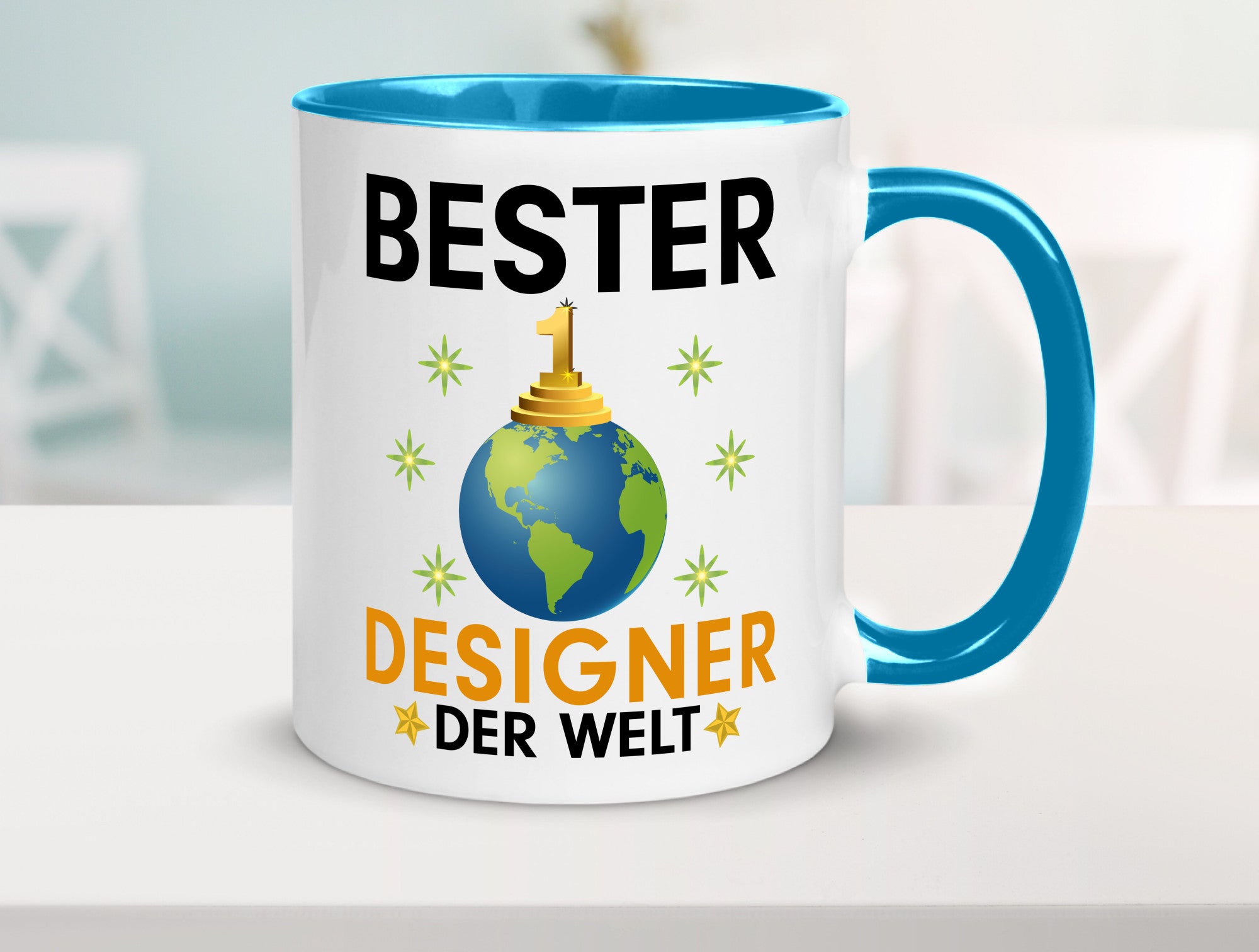 Welt Bester Designer Beruf | Mode Geschenk Arbeit Kollegen Büro lustiger Spruch