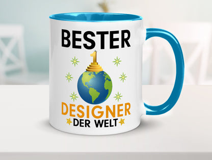 Welt Bester Designer Beruf | Mode Geschenk Arbeit Kollegen Büro lustiger Spruch