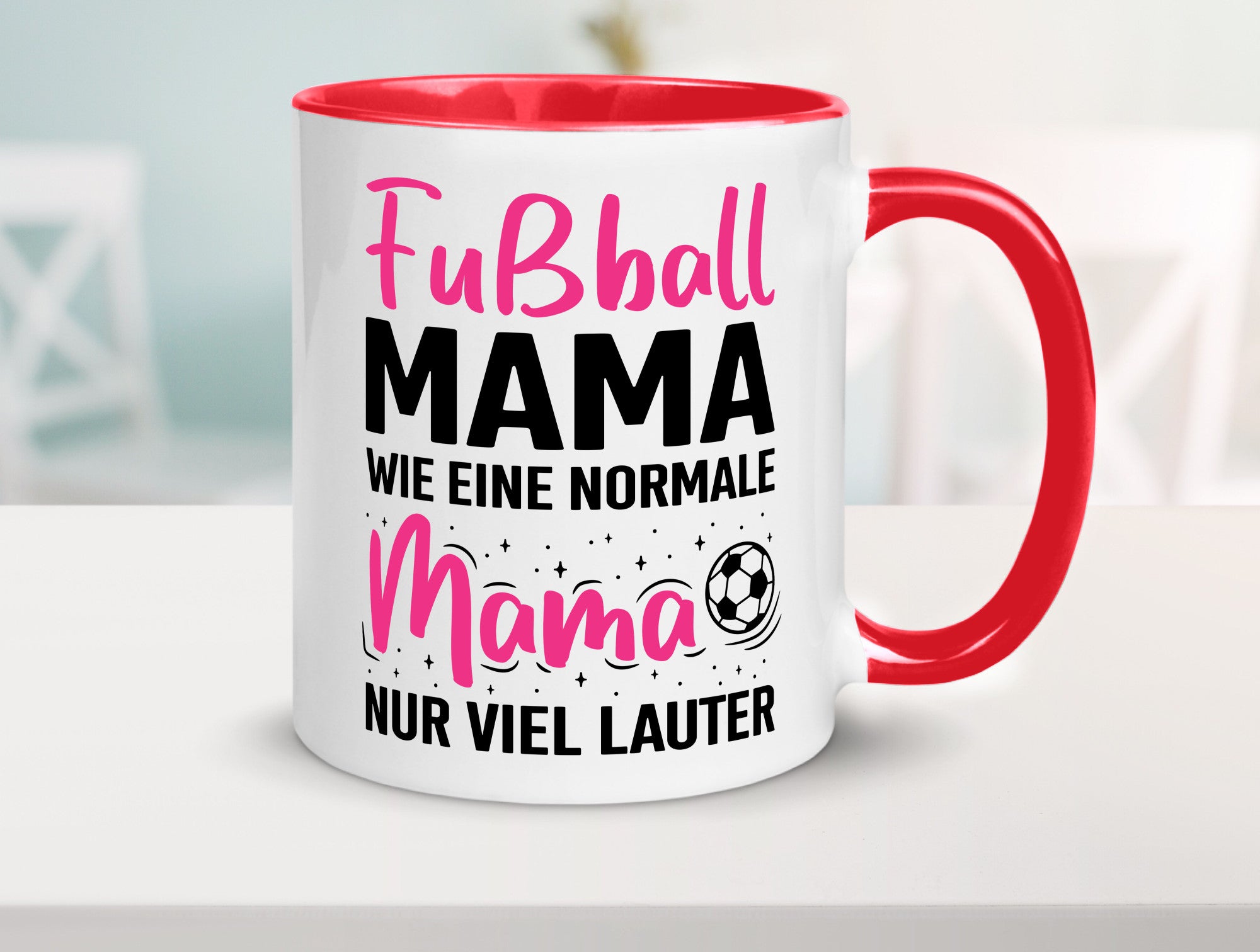 Fußball Mama | Coole Muttertag Geschenk Familie Geschenkidee lustiger Spruch