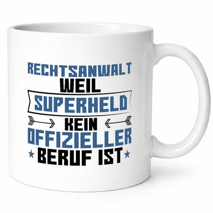 Superheld Rechtsanwalt | Anwalt Jurist lustig Humor Geschenkidee Geschenk Tasse