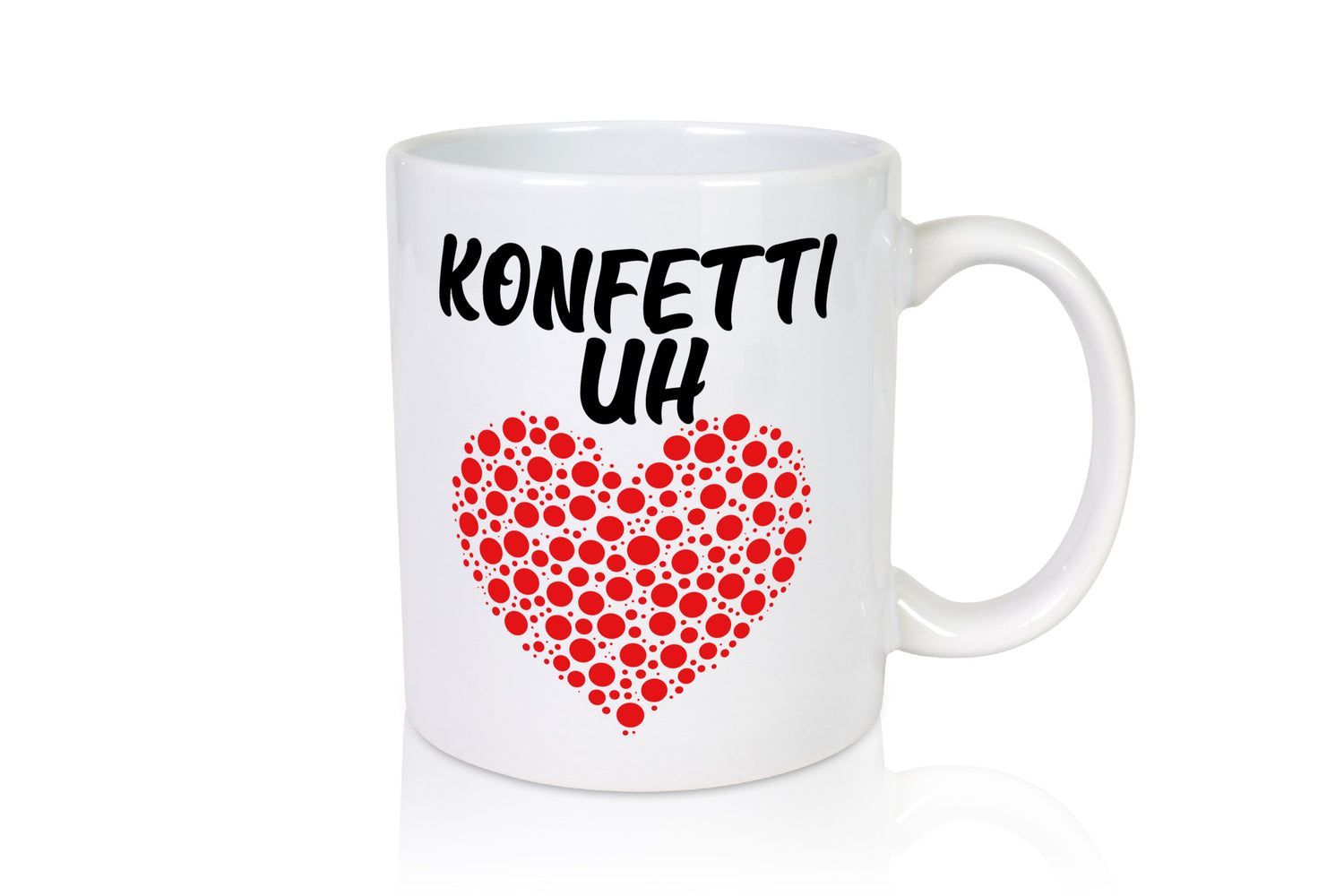 Konfetti im Herzen | buntes Herz Karneval Fasching lustig Humor Geschenkidee