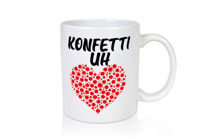 Konfetti im Herzen | buntes Herz Karneval Fasching lustig Humor Geschenkidee