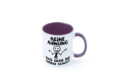 Das war die andere Schicht | Arbeit Mitarbeiter lustiger Spruch Geschenk
