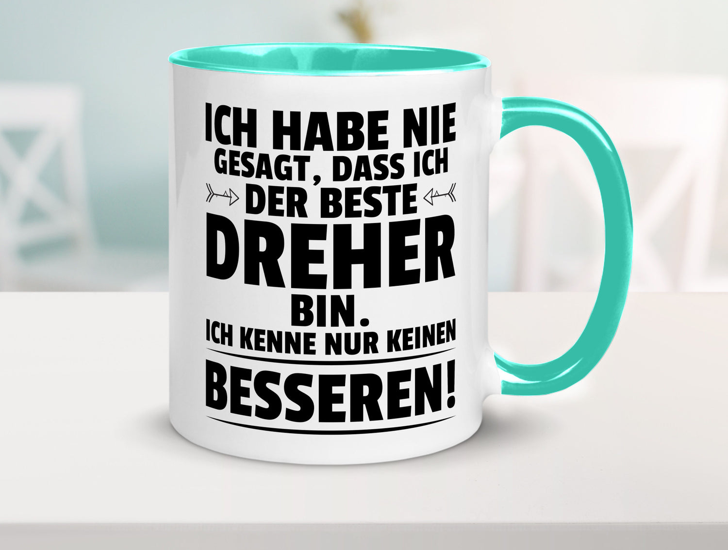 Der Beste Dreher | Fräser lustiger Spruch Geschenk Humor Geschenkidee Tasse
