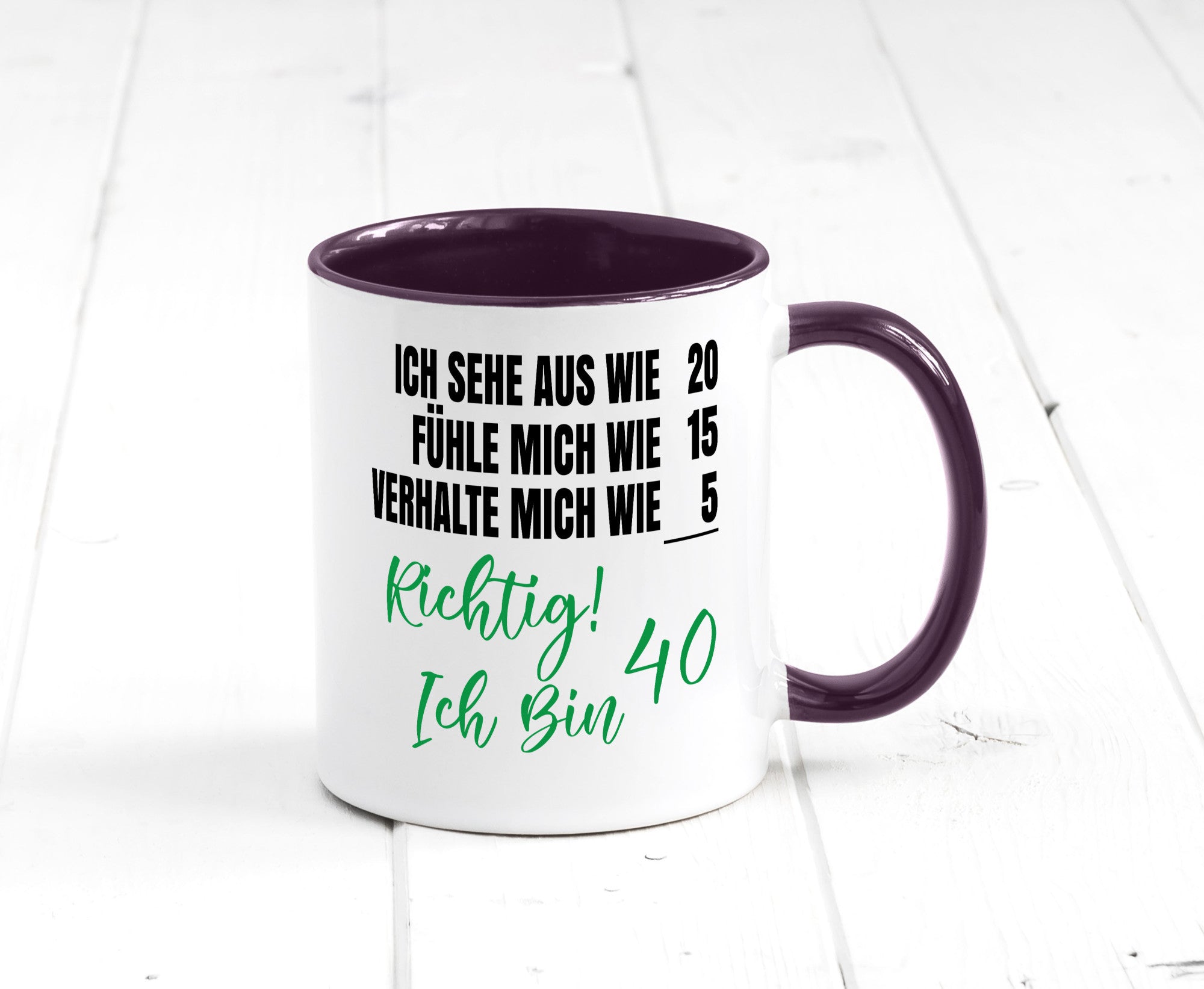 Ich bin Jung | 40 Geburtstag Verhalte mich wie ein Kind Geschenk Geschenkidee