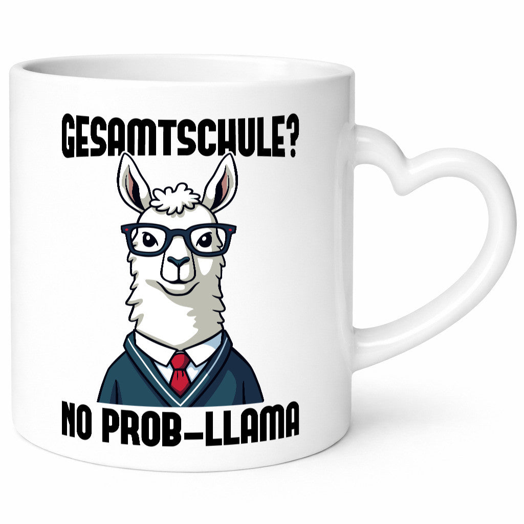 Gesammtschule | no prob-llama Einschuldung Humor Geschenkidee Tasse