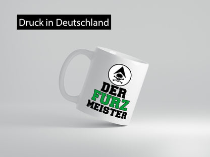Der Furz Meister | Männer Tasse derber Humor Furzen lustiger Spruch Geschenk