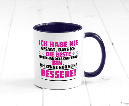 Die Beste Einzelhandelskauffrau | Einzelhandel Geschenkidee Humor Tasse