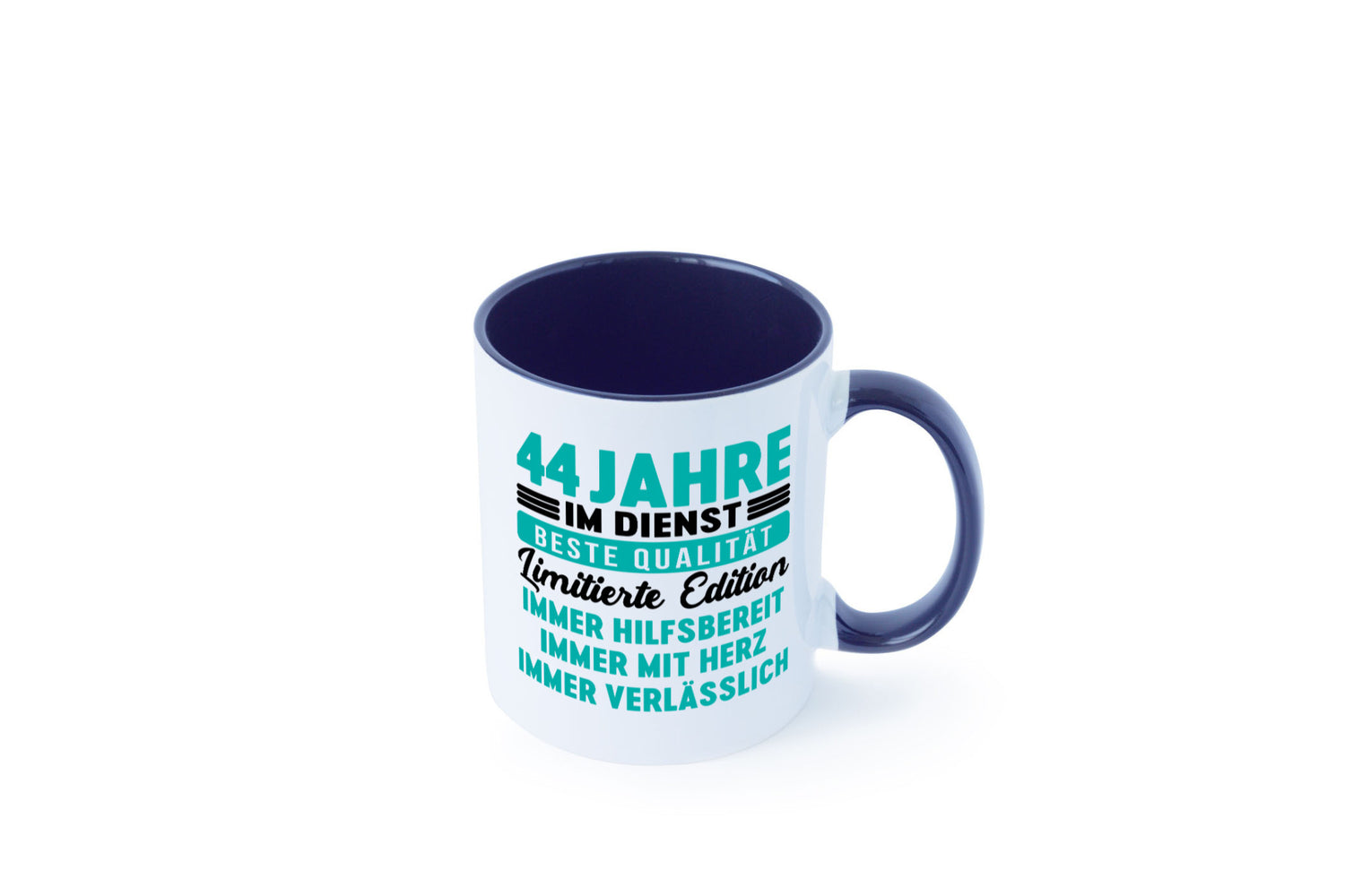 44 Jahre im Dienst | Jubiläum Arbeit v5 lustig Kollegen Büro Geschenk Tasse