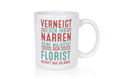 Verneigt euch: Florist | Blumen Verkäufer v2 Geschenk Humor Geschenkidee