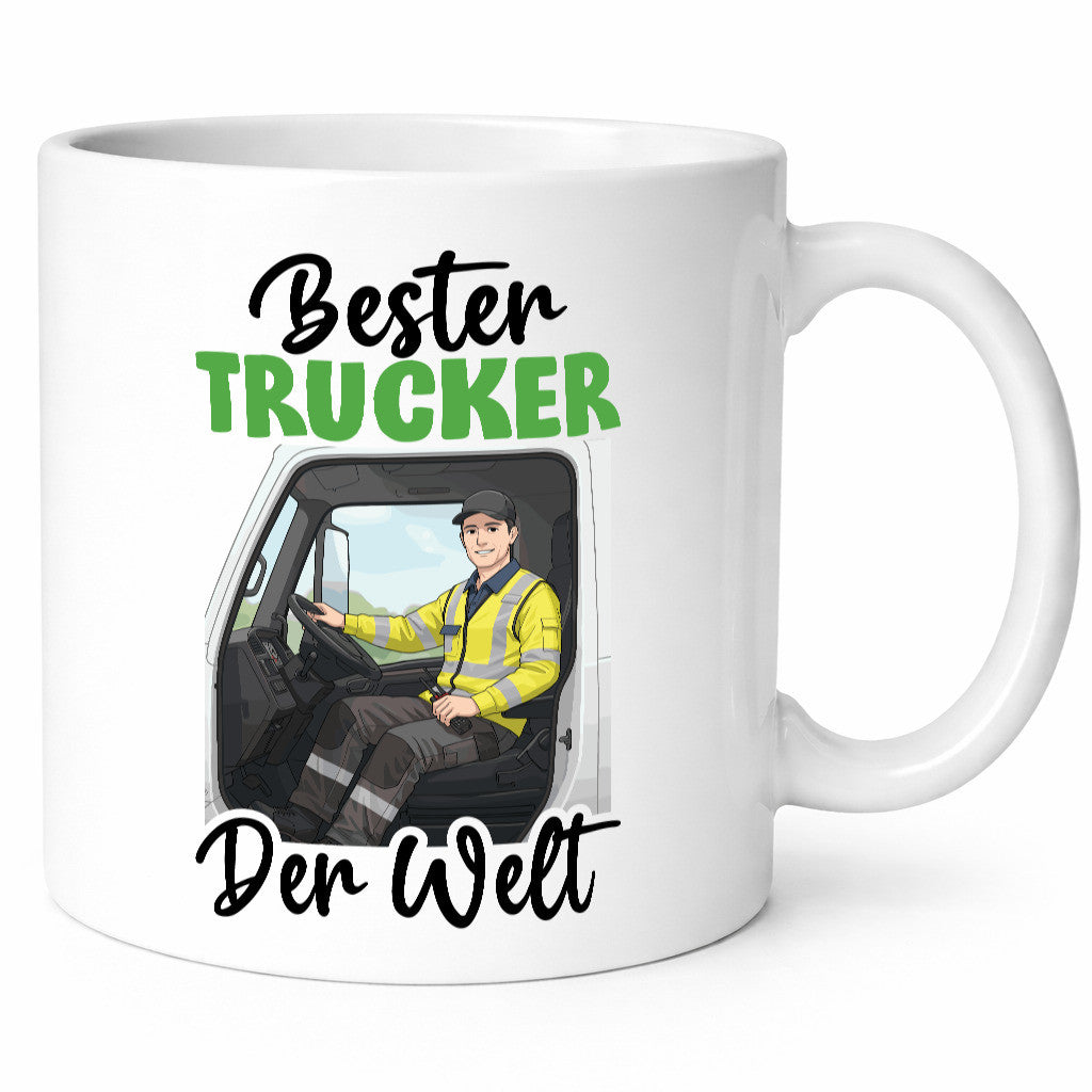 Bester Trucker | LKW Fahrer Beruf v2 lustiger Spruch Geschenk Arbeit Kollegen