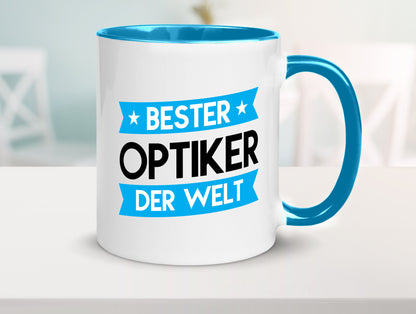 Bester Optiker | Augenoptiker Geschenkidee Humor Tasse
