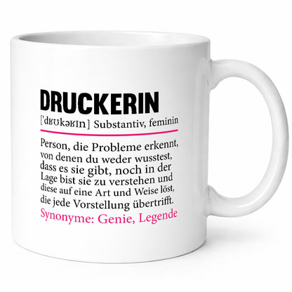 Druckerin | Büro Druckerei Print Medien lustiger Spruch Geschenk Arbeit