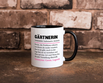 Gärtnerin | lustig Gartenbau Beruf Spruch Geschenk Arbeit Kollegen Büro