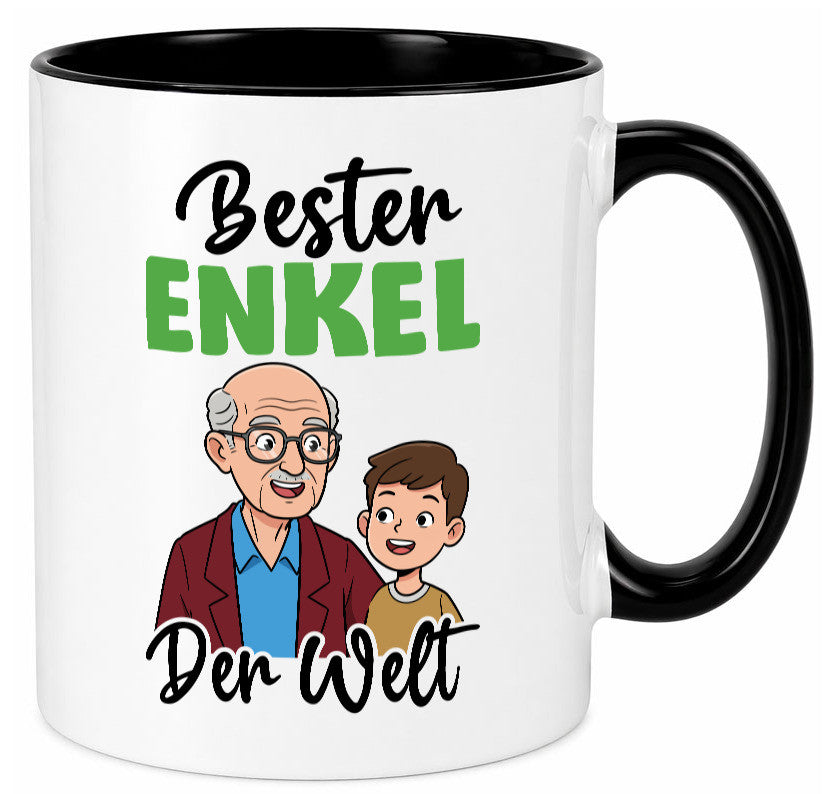 Bester Enkel | Großmutter Großvater Oma Opa lustiger Spruch Geschenk Familie
