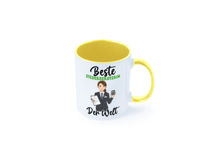 Beste Steuerberaterin | Steuer Beratung v2 Geschenkidee Humor Tasse