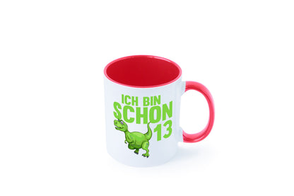 13. Geburtstag | 13 Jahre Dino Dinosaurier Humor Geschenkidee Tasse