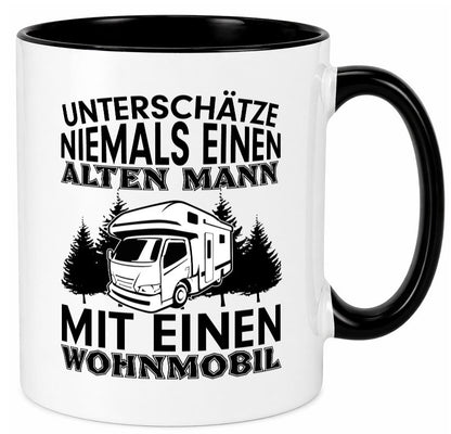 Alter Mann mit Wohnmobil | Männer Tasse Camping Geschenk Humor Geschenkidee