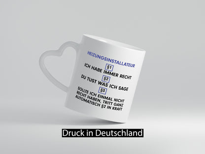 Ich habe immer Recht Heizungsinstallateur | Heizungsbauer v2 lustig Humor