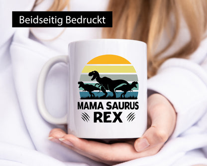 Mama Saurus Rex | Dinosaurier Muttertag Dino Geschenkidee Familie Humor Tasse