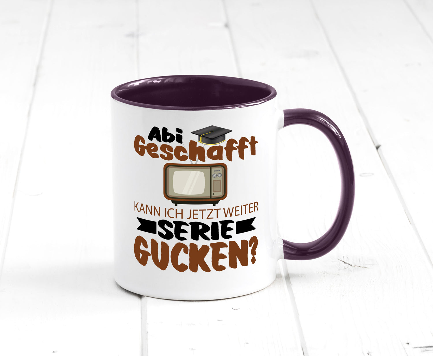 Abi Geschaft | Serie Gucken Bachlor Abitur Geschenk Humor Geschenkidee lustiger