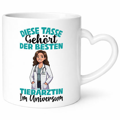 Im Universum: Tierärztin | Mediziner Tiermedizin Humor Tierliebhaber