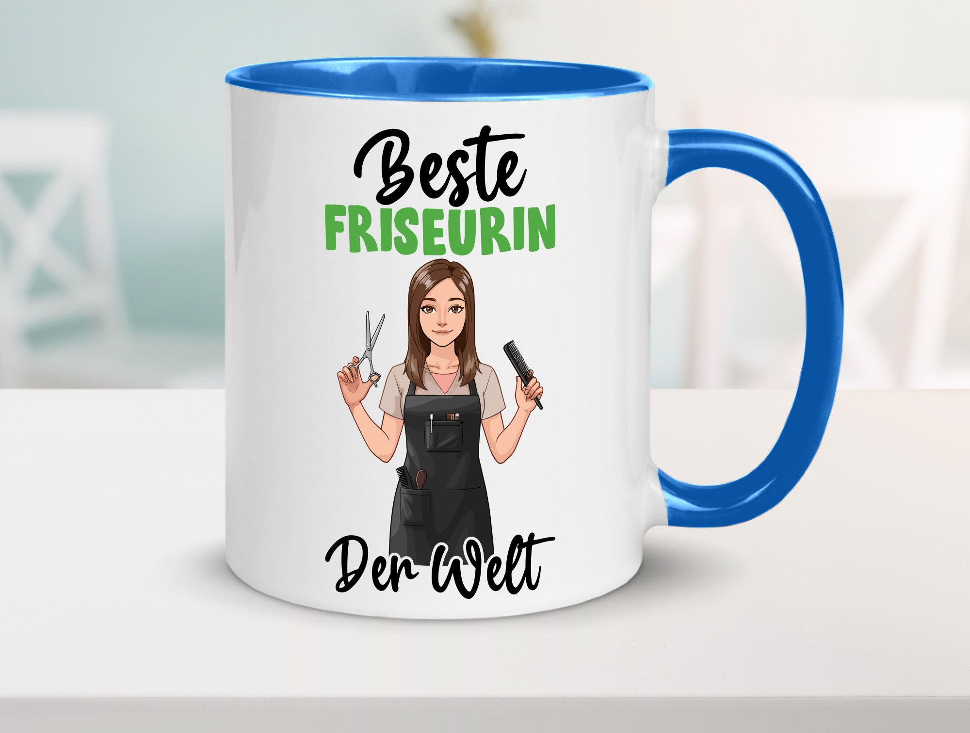 Beste Friseurin | Friseuse Frisuerin Geschenk Humor Geschenkidee lustiger