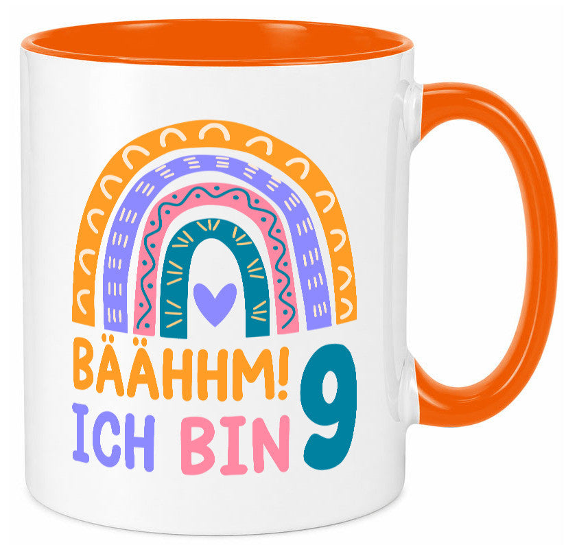 9. Geburtstag | 9 Jahre Regenbogen Bääm Mädchen Geschenk Geschenkidee lustiger