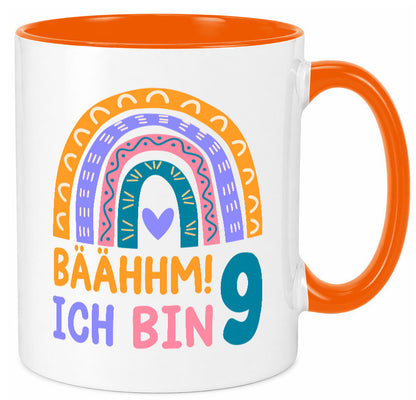 9. Geburtstag | 9 Jahre Regenbogen Bääm Mädchen Geschenk Geschenkidee lustiger