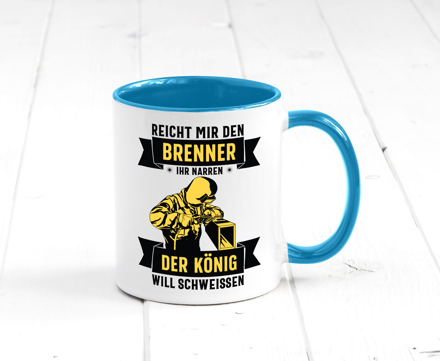 König will schweissen | Schweisser Sterne lustiger Spruch Geschenk Humor