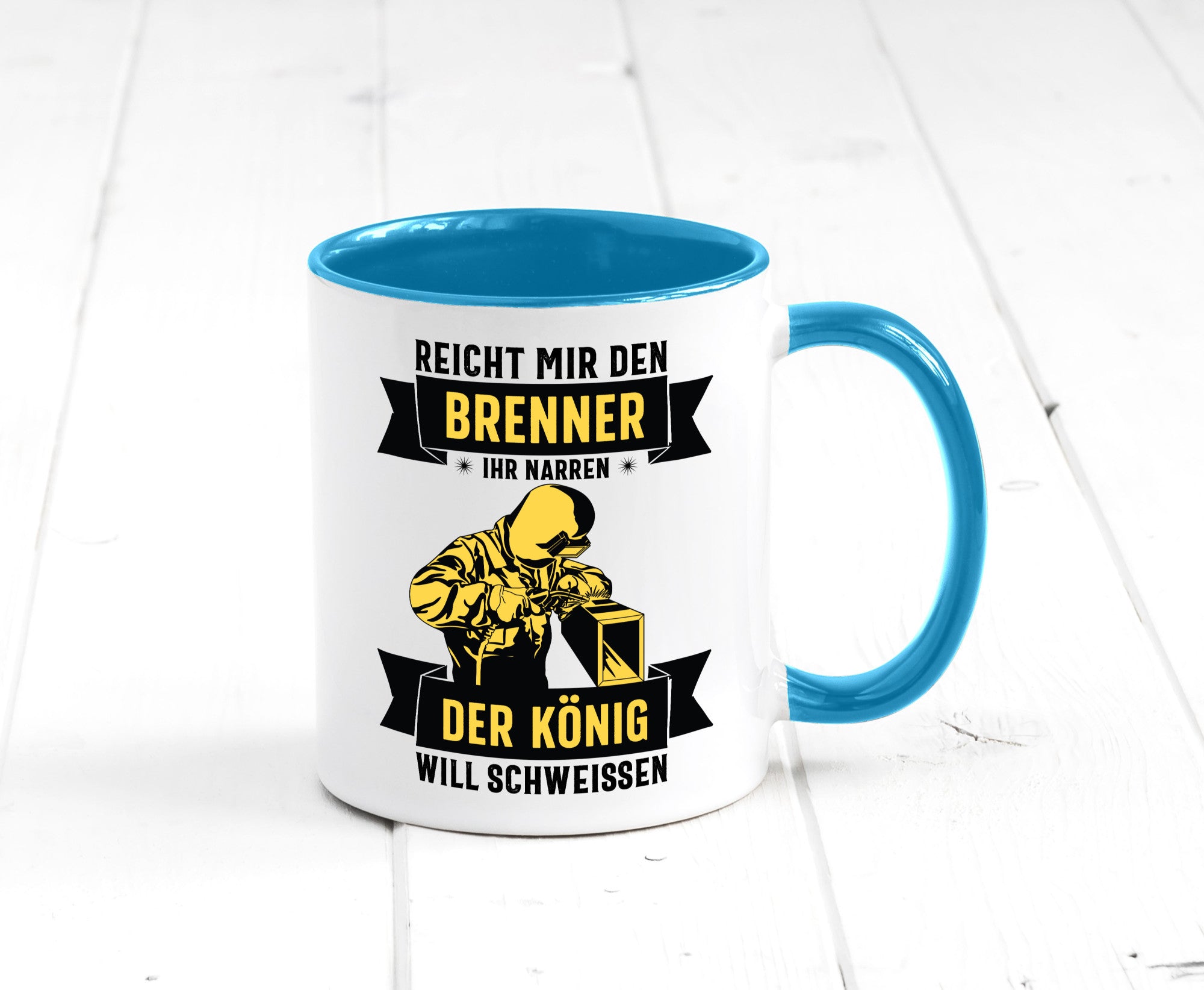 König will schweissen | Schweisser Sterne lustiger Spruch Geschenk Humor