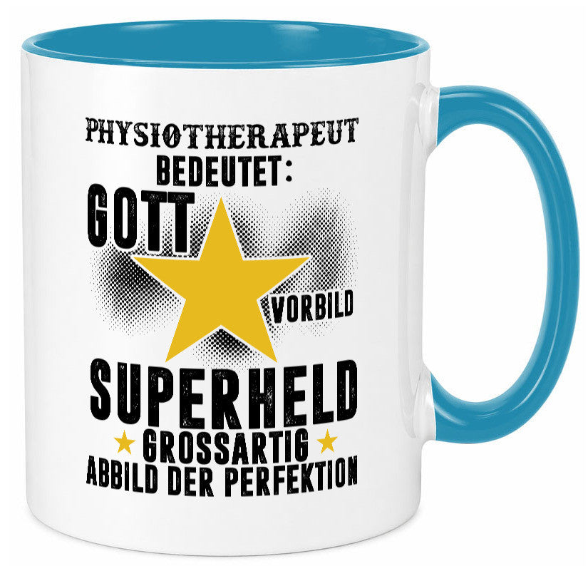 Bedeutung von Physiotherapeut lustiger Spruch Geschenk Humor Geschenkidee Tasse