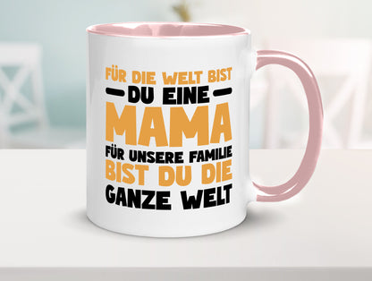 Beste mama der Welt vl8 lustig Familie Geschenkidee Geschenk Tasse