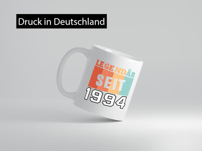 Legendär seit 1994 | Jahrgang Geschenk Humor Geschenkidee lustiger Spruch Tasse