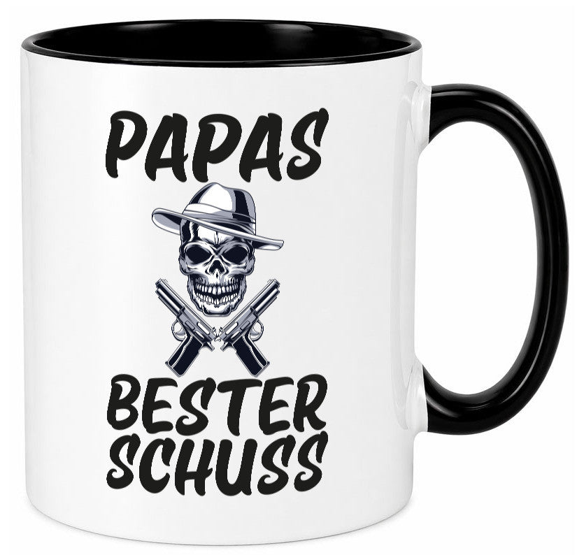 Papas bester schuss | Vatertag Papa der Welt Humor Familie Geschenkidee Tasse
