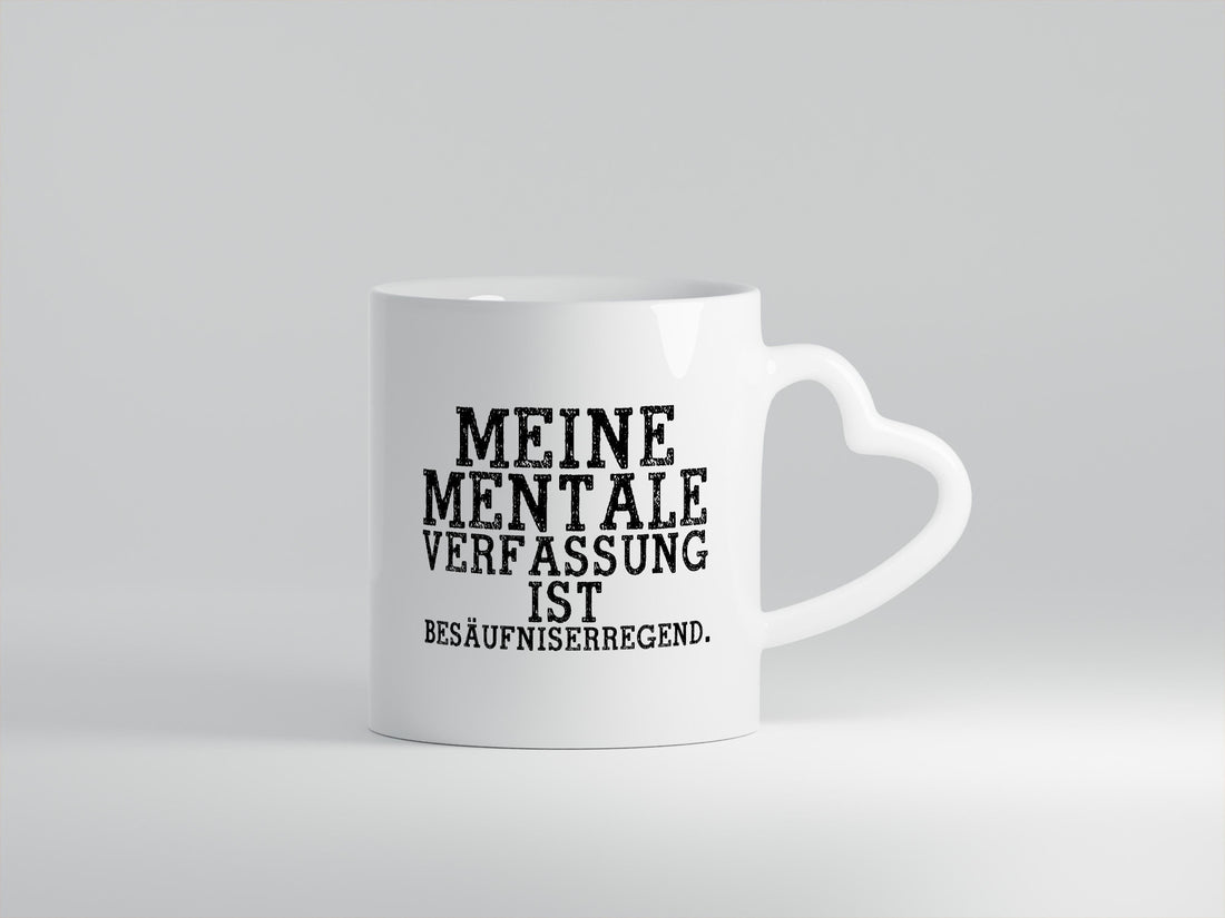 Mentale Verfassung | Party Trinken Alkohol Therapie Geschenk Humor Geschenkidee
