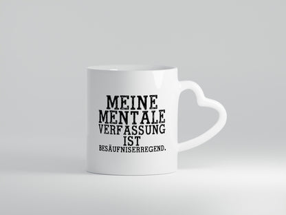 Mentale Verfassung | Party Trinken Alkohol Therapie Geschenk Humor Geschenkidee