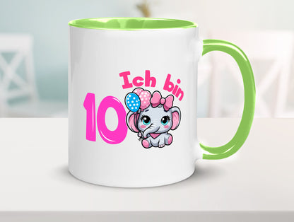 10. Geburtstag | 10 Jahre Elefant Mädchen Geschenk Geschenkidee lustiger Spruch