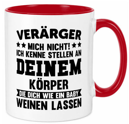Ärger mich nicht ich kenne stellen da tut es weh. | Rache Geschenk Humor