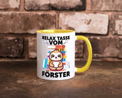 Relax Tasse: Förster | Forst Arbeit Geschenk Kollegen Büro lustiger Spruch Tasse