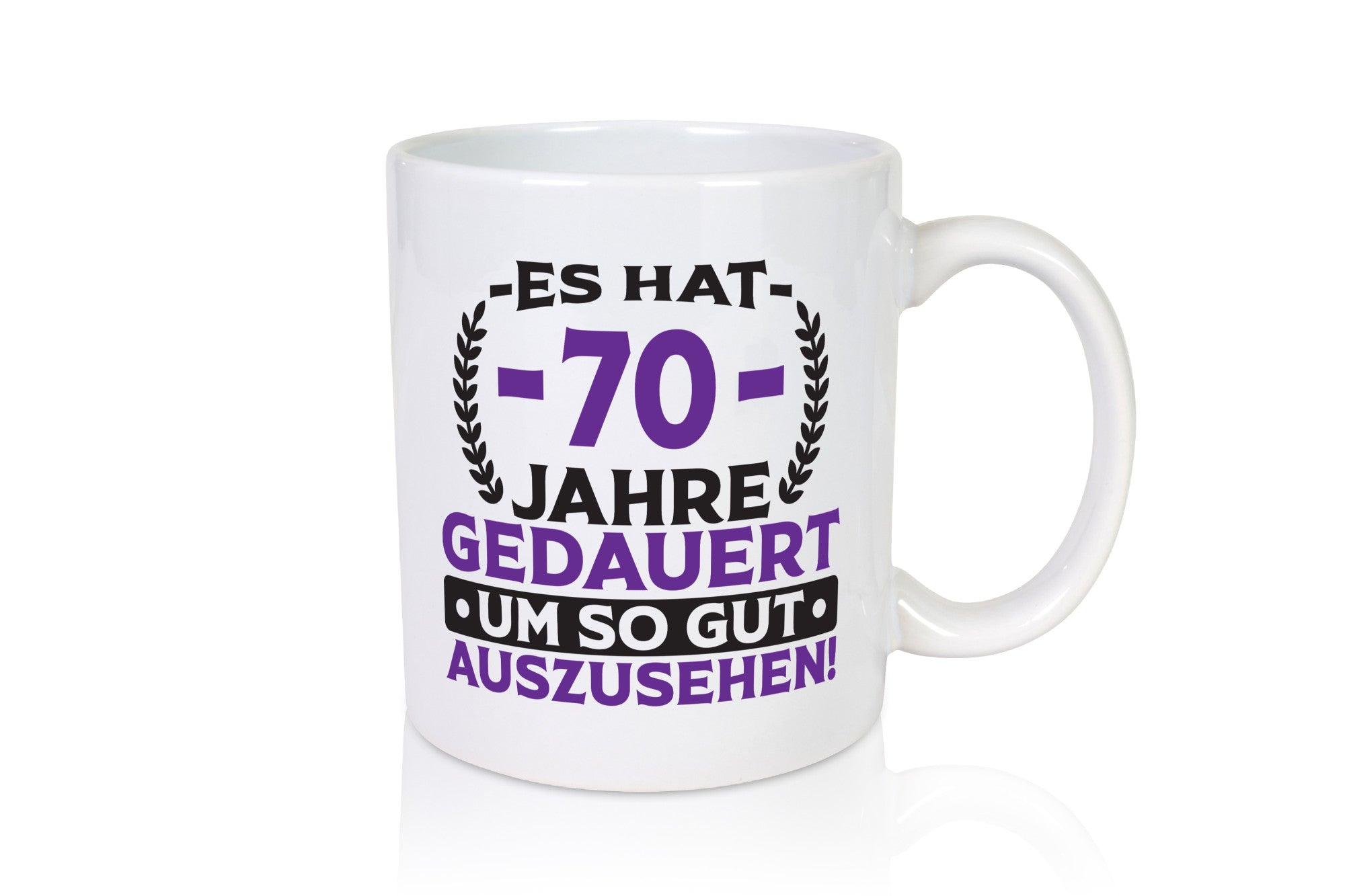 70 Jahre gedauert um so gut auszusehen | 70. Geburtstag Humor Geschenkidee Tasse
