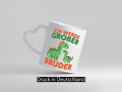 Ich werde Großer Bruder | Dino Brudersaurus lustig Humor Geschenkidee Geschenk