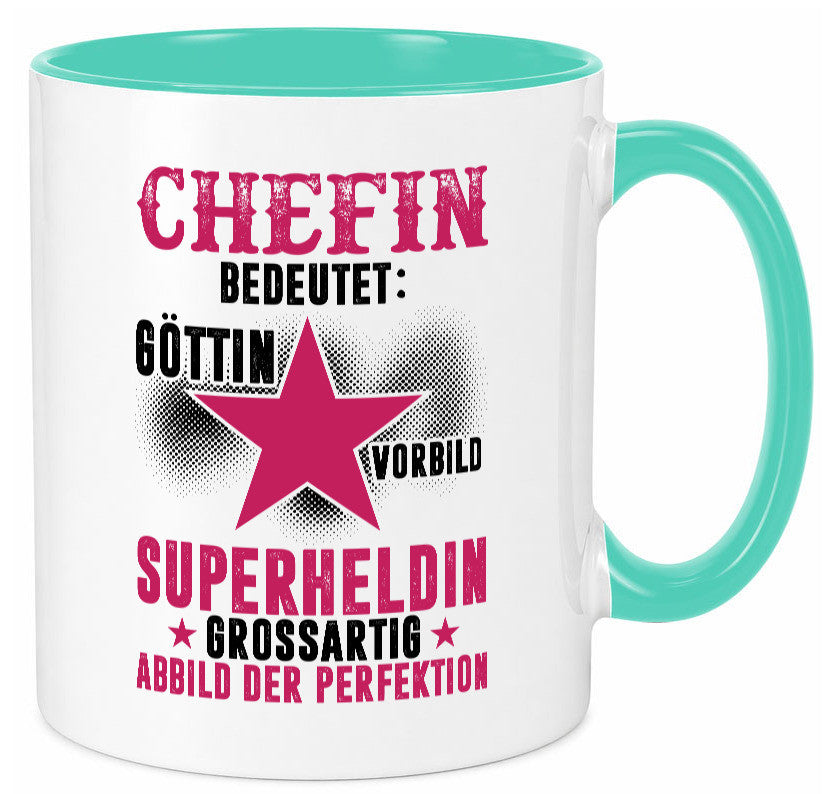 Bedeutung von Chefin | Führungskraft Vorgesetzte Geschenk Arbeit Kollegen Büro
