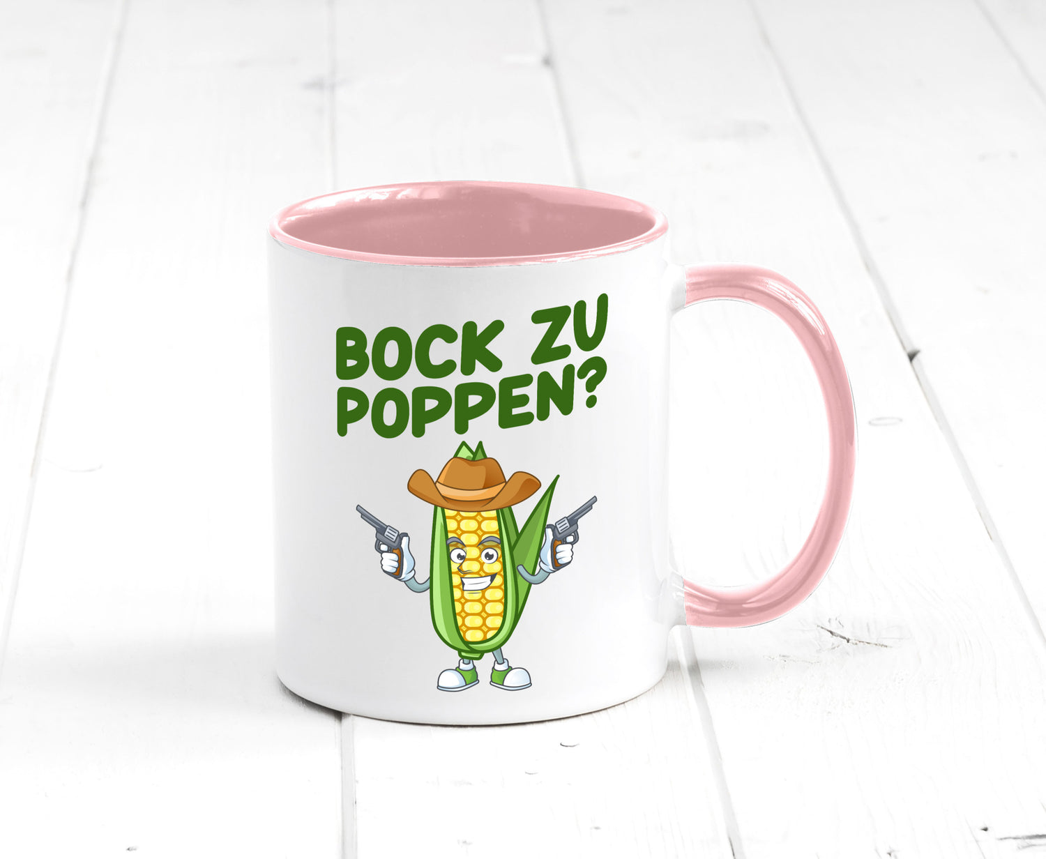 Bock auf Poppen | Mais Lustig Geschenk Humor Geschenkidee lustiger Spruch Tasse