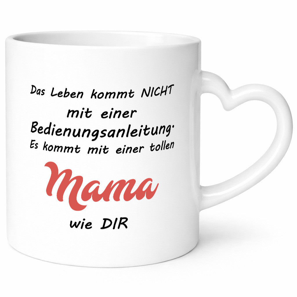 Das leben kommt nicht | Beste Mama Bedinungsanleitung Geschenk Familie